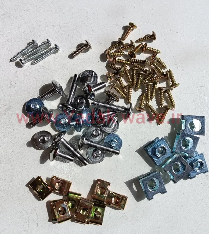 ست کامل پیچ و خارجات موتور طرح ویو